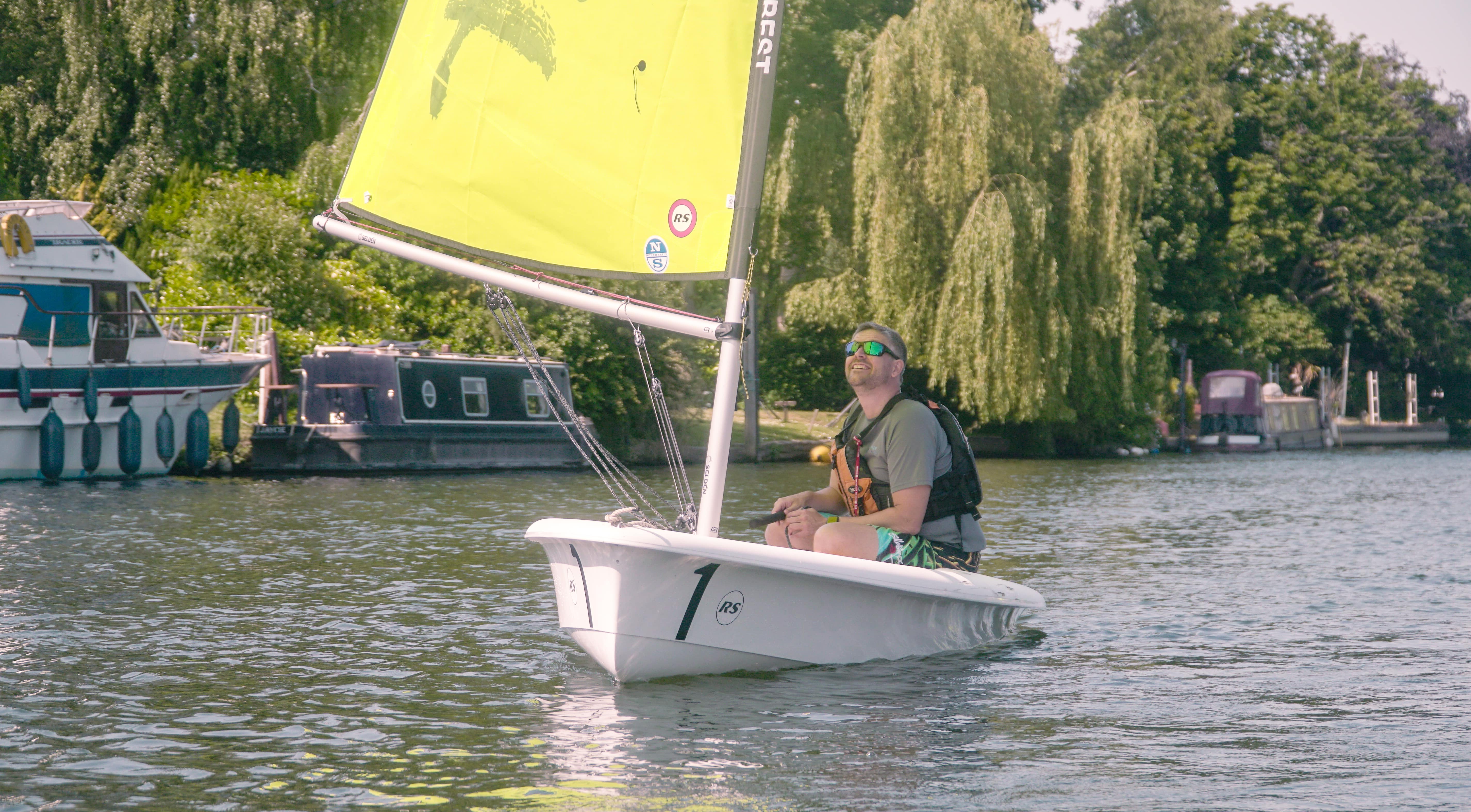 sailing on the River Thames